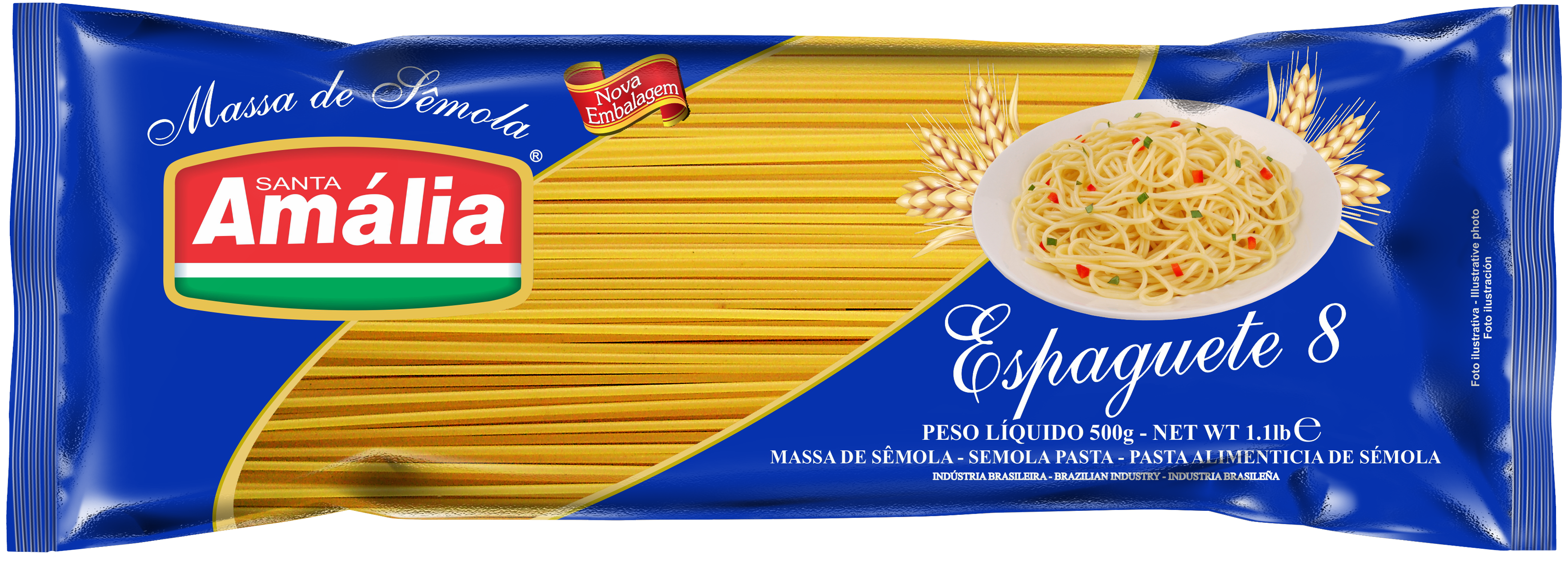 Pasta with semola spaghetti n.8