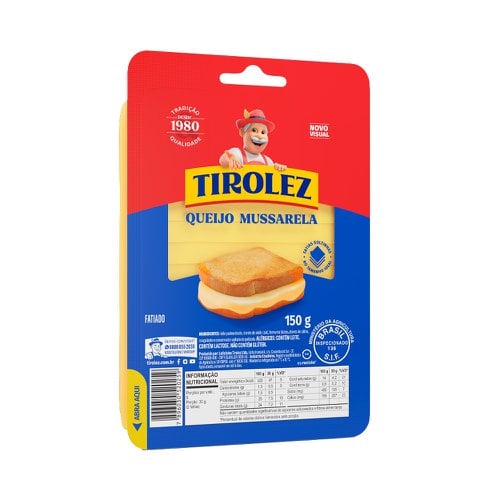 Mozzarella cheese is Tirolez